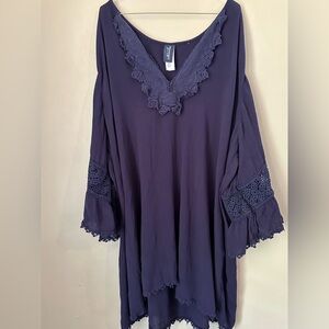 $5 bundle sale- Navy swim suit cover up size 30/32